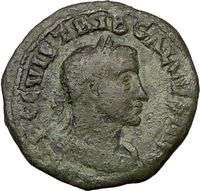 TREBONIANUS GALLUS 252AD Viminacium LEGION Rare Big Ancient Roman Coin 