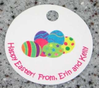 20 Custom Easter Eggs Favor Gift Tags   Holiday Party  