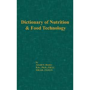  Dictionary of Nutrition and Food Technology (9780820602141 
