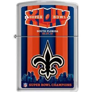  Zippo New Orleans Saints Super Bowl Xliv Champions Lighter 
