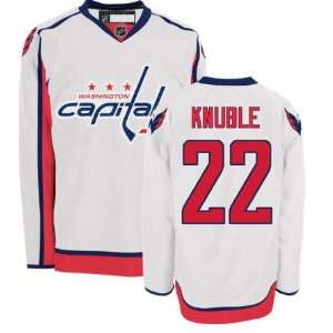  Mike Knuble Jersey Washington Capitals #22 White Jersey 