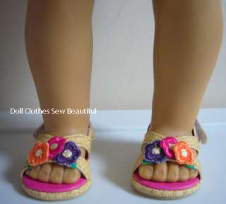DOLL CLOTHES fits American Girl Kanani Huarache Sandals  