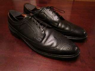   Walkers V Cleat Leather Wingtip Oxford Dress Shoes Sz 11A See  