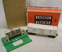 Lionel #3472 milk car set,cans,plat with very nice box/liner insert no 