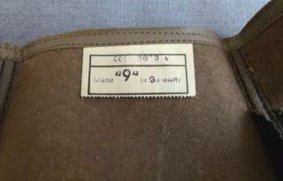 WWII GERMAN OFFICER SHOES BOOTS FELT WOOL GAITERS MARKED ARMY SOLDIER 