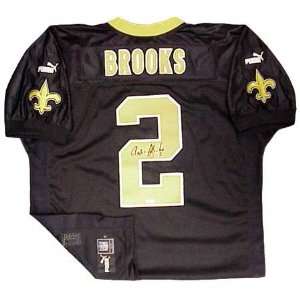  Aaron Brooks Autographed New Orleans Saints Jersey Sports 