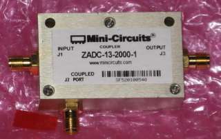 Mini Circuits Directional Coupler ZADC 13 2000 1   13dB SMA RF 