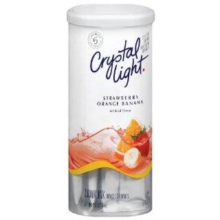 Crystal Light (Makes 2 Gallons) Peach Mango Green Tea Drink Mix (Pack 