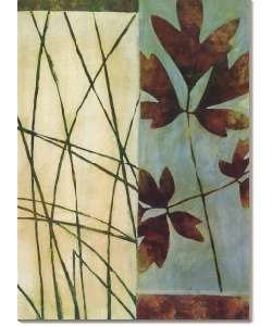 Dominique Gaudin Falling Leaves Canvas Art  