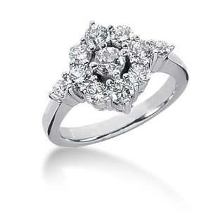 1.65 Ct Diamond Diamond Ring Engagement Round cut 14k 