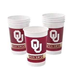    NCAA™ Oklahoma Cups   Tableware & Party Cups Toys & Games