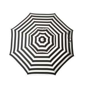 6ft Deluxe Cabana Striped Beach Umbrella with Tilt & Vent  