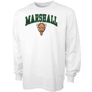  Marshall Thundering Herd White Bare Essentials Long Sleeve 