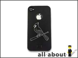   Cardinals MLB Logo i Phone 4 4S Hard Metal Aluminum Alumor Case Cover