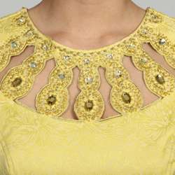Adrianna Papell Womens Cut Out Neckline Empire Waist Sheath Dress 