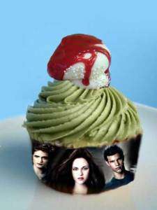 TWILIGHT CUPCAKE WRAPPERS Paper Cake Wrap PARTY FAVOR  