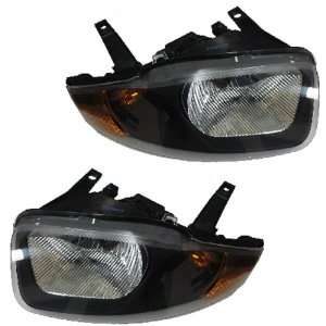  03 05 Chevy Cavalier Headlights Headlamps Head Lights 