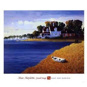  Max Hayslette East Bay Marina 32x27 Poster Print