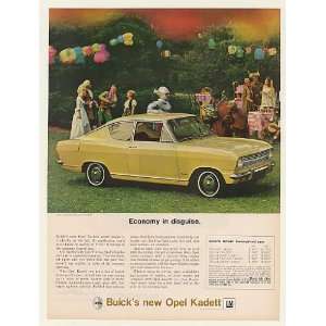  1966 Buick Opel Kadett Sport Coupe Cinderella Ball Print 