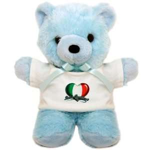    Teddy Bear Blue Italian Sweetheart Italy Flag 