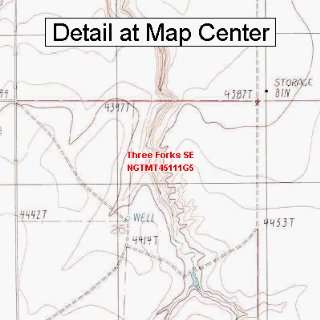   Map   Three Forks SE, Montana (Folded/Waterproof)