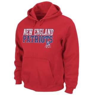 New England Patriots Legacy 1st & Goal Red Sweatshirt Hoody  