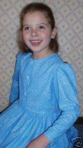 CUSTOM Girl Little House Historical Pioneer prairie dress choose size 