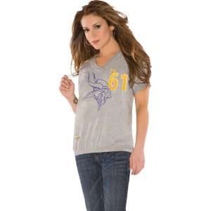 Minnesota Vikings Womens Heather Grey All Star Hoodie from Touch by 