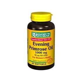  Evening Primrose Oil 1000mg   60 softgels,(Goodn Natural 