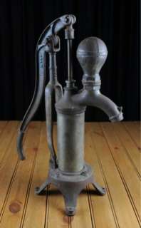 Windengine & Pump Antique Steel Cast Iron Well Pump Head Patent 