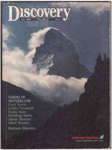 1988 CATHAY PACIFIC DISCOVERY Vol 16 #5 Inflight Mag  