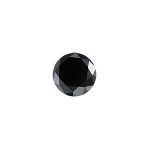  7.00x7.00x5.60 mm 1.93 Cts Black Diamond ( Round Brilliant 