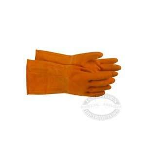 Boss Heavy Duty Orange Flock Lined Latex Gloves 1UR0708XL Extra Large 