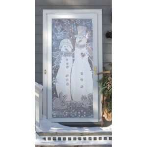    Snow Couple Scenic Curtain Door Panel $23.90