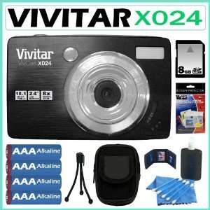  Vivitar ViviCam X024 10MP Digital Camera with 3x Optical 