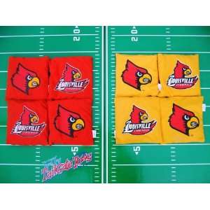 Louisville Cardinals Cornhole Toss Bean Bags  Sports 