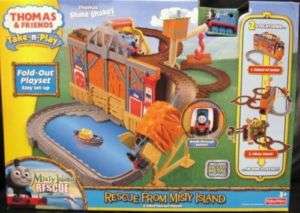 TAKE N PLAY THOMAS RESCUE FROM MISTY ISLAND PLAYSET  