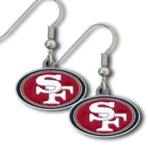    NFL Dangling Earrings   San Francisco 49ers Logo