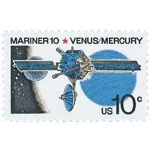   1975 10c Mariner 10 Plate Block Postage Stamps (4) 