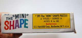 Fairchild MINI Shape Puzzle BALLERINAS 68 Complete Box  