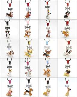 Bull Terrier Black & White Keychain Dog Lover Gifts  