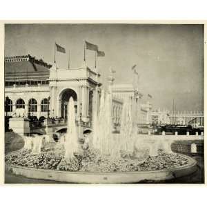  1893 Print Chicago Worlds Fair North Electric Fountain 