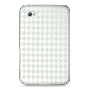 CLEAR TPU Crystal Gel Skin Check Design Cover Case for Samsung Galaxy 