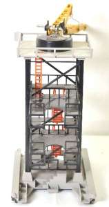   No. 175 rocket launcher, service tower, countdown timer  