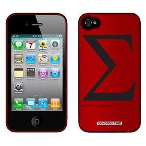  Greek Letter Sigma on AT&T iPhone 4 Case by Coveroo  