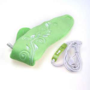 Flannelette Green USB Interface Fever Massager Neck Health 