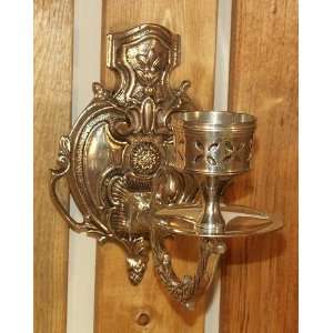  Gold Metal Sconce for Taper Candles