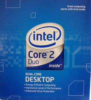 Intel Core 2 Duo E6600 4M Cache 2.40GHz 1066MHz BX80557E6600 SL9ZL New 