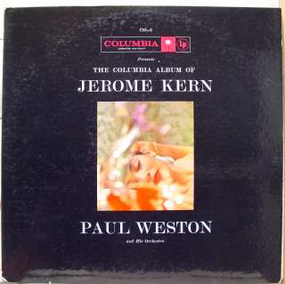 paul weston columbia album of jerome kern label columbia records 