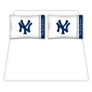  MLB New York Yankees Micro Fiber Bed Sheets Sports 